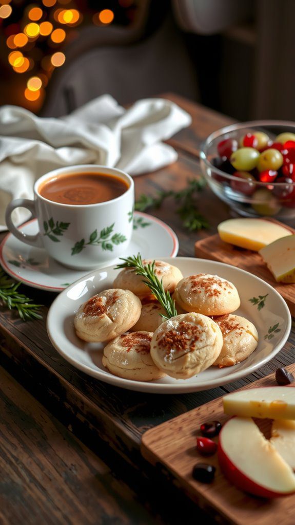 cozy beverages and pairings