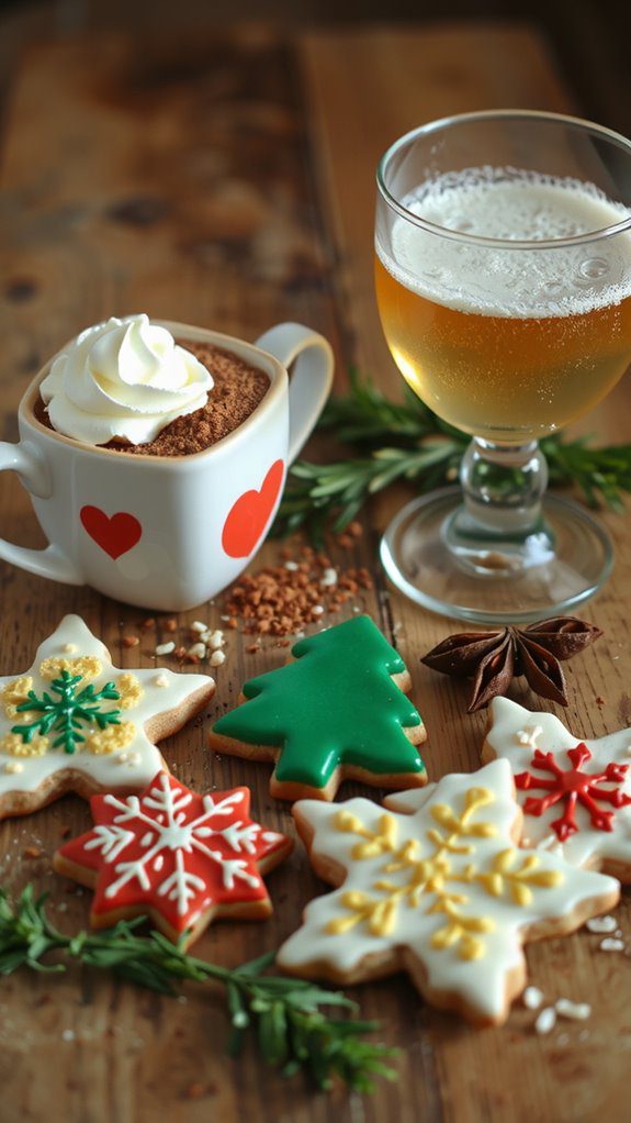 cozy drinks for cookies