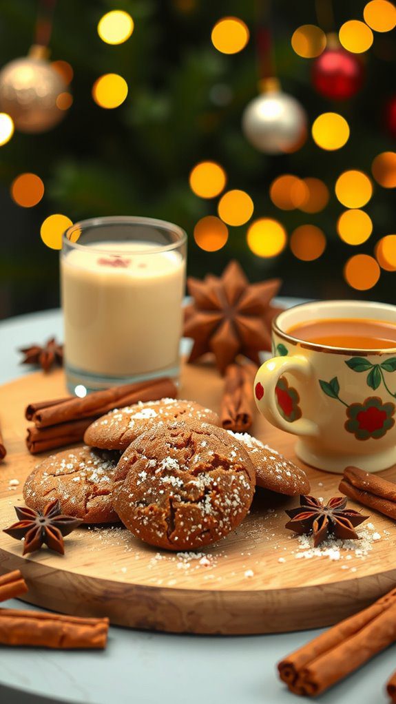 cozy holiday drink pairings