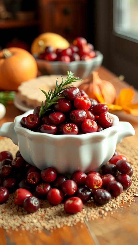 cranberry compote plating tips