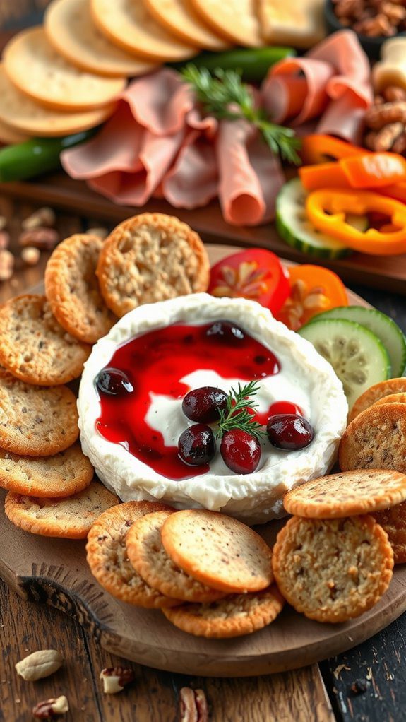 cranberry goat cheese pairings