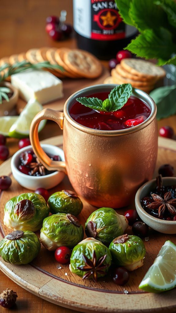 cranberry moscow mule pairings