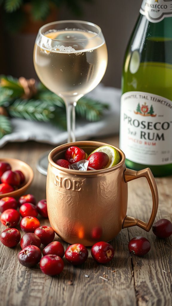 cranberry mule drink pairings