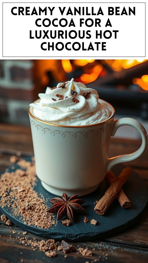 Creamy Vanilla Bean Cocoa for a Luxurious Hot Chocolate