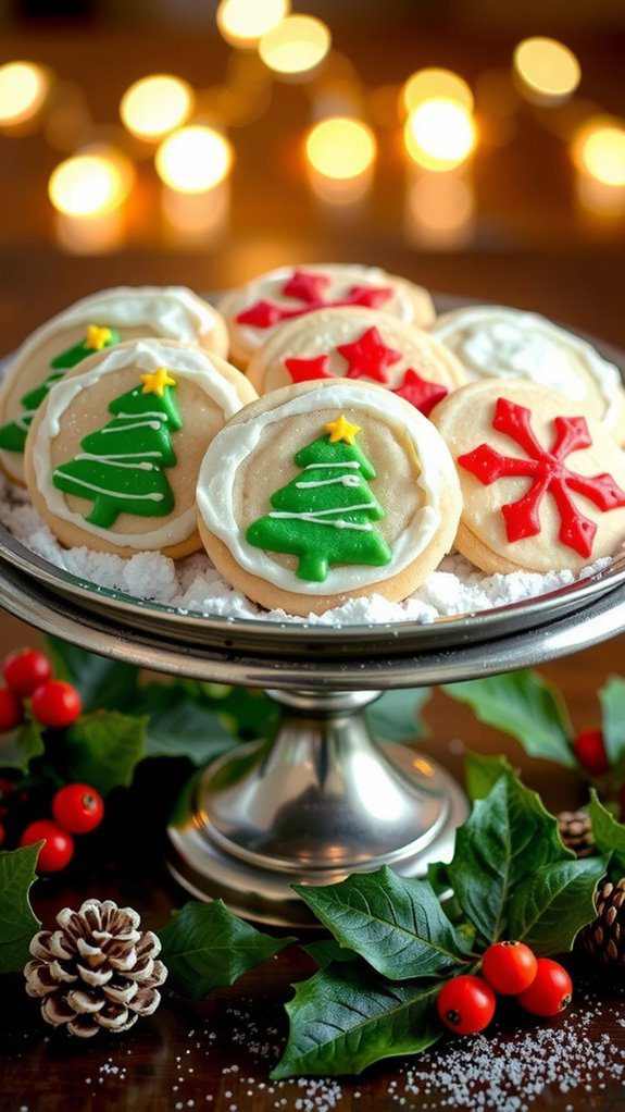 creative holiday cookie presentation