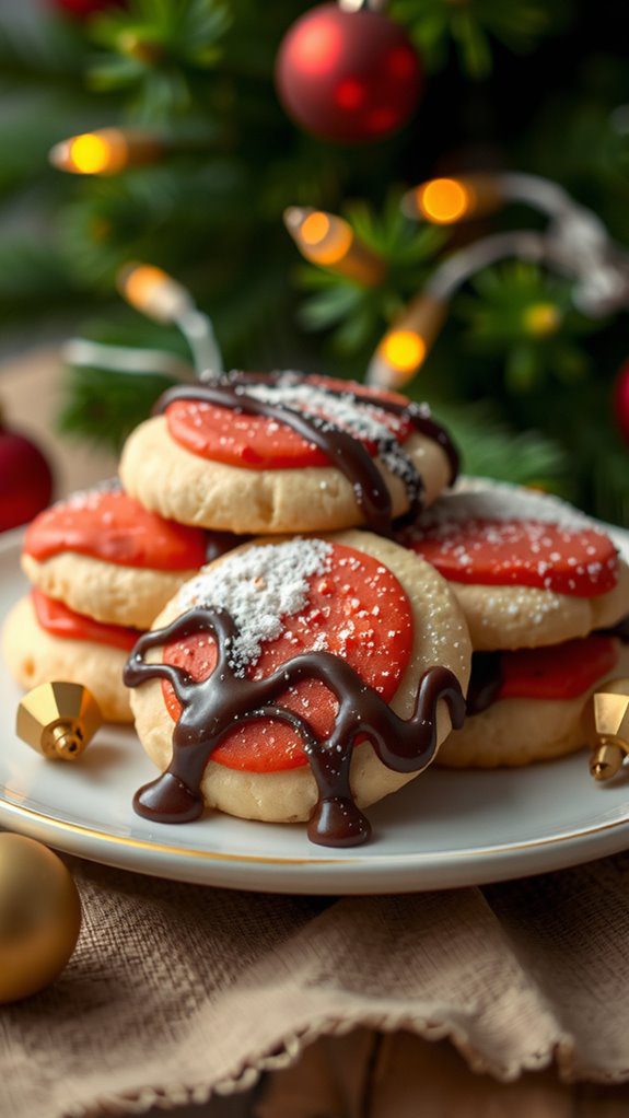 creative holiday cookie presentation