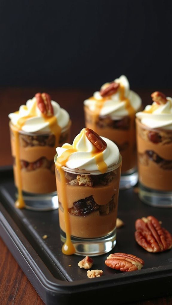 creative mini pie presentation