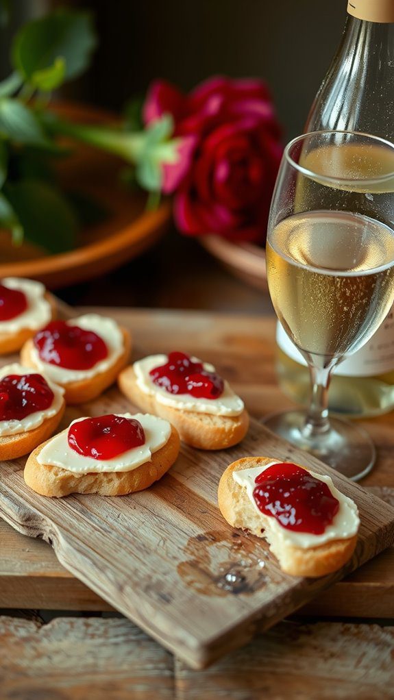 crisp wines enhance crostini