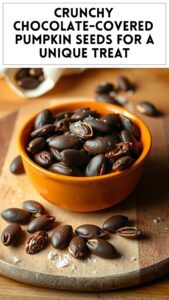 Crunchy Chocolate-Covered Pumpkin Seeds for a Unique Treat