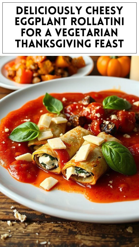 Deliciously Cheesy Eggplant Rollatini for a Vegetarian Thanksgiving Feast