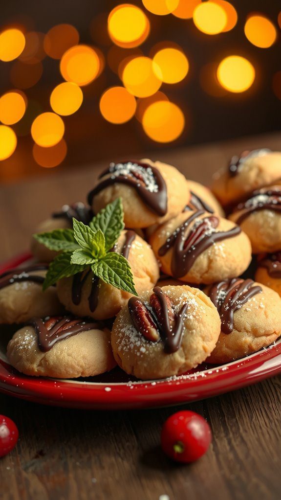 delightful holiday cookie presentation