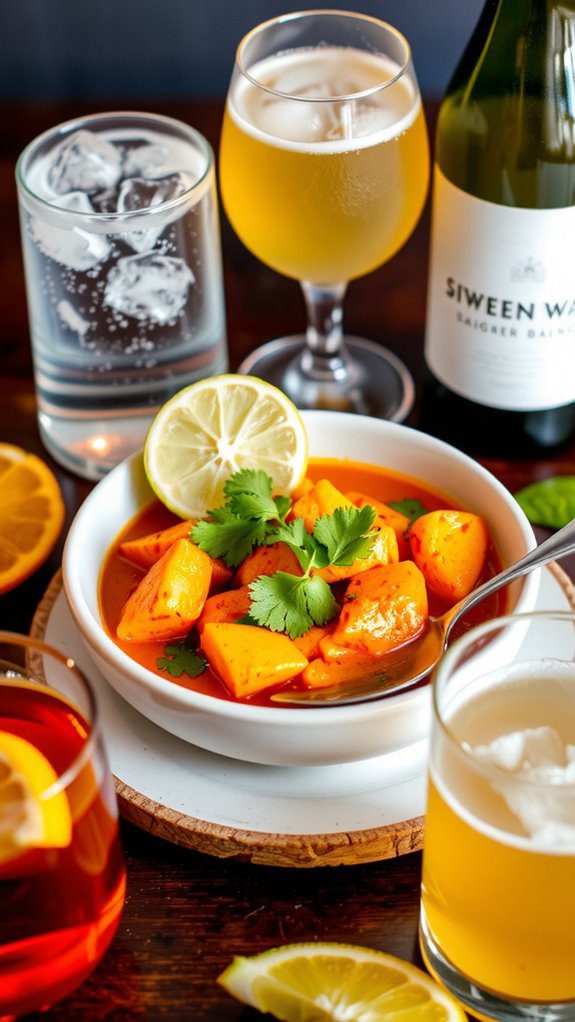 drink pairings for curry