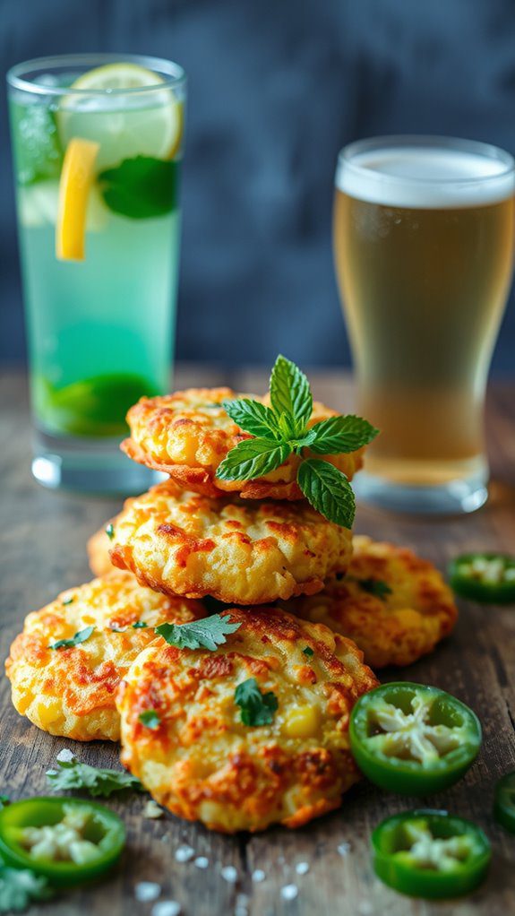drink pairings for fritters