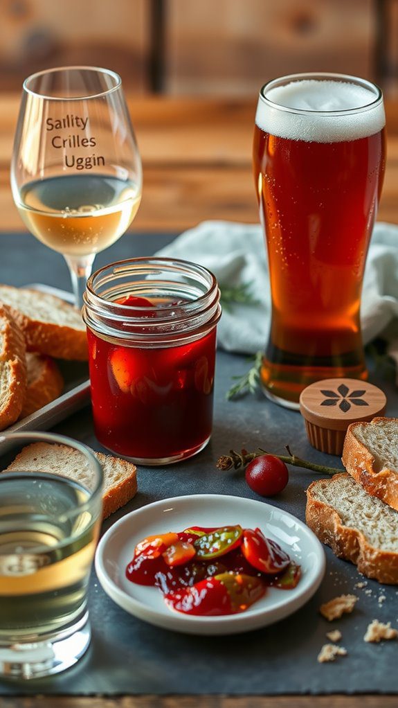 drink pairings for jam