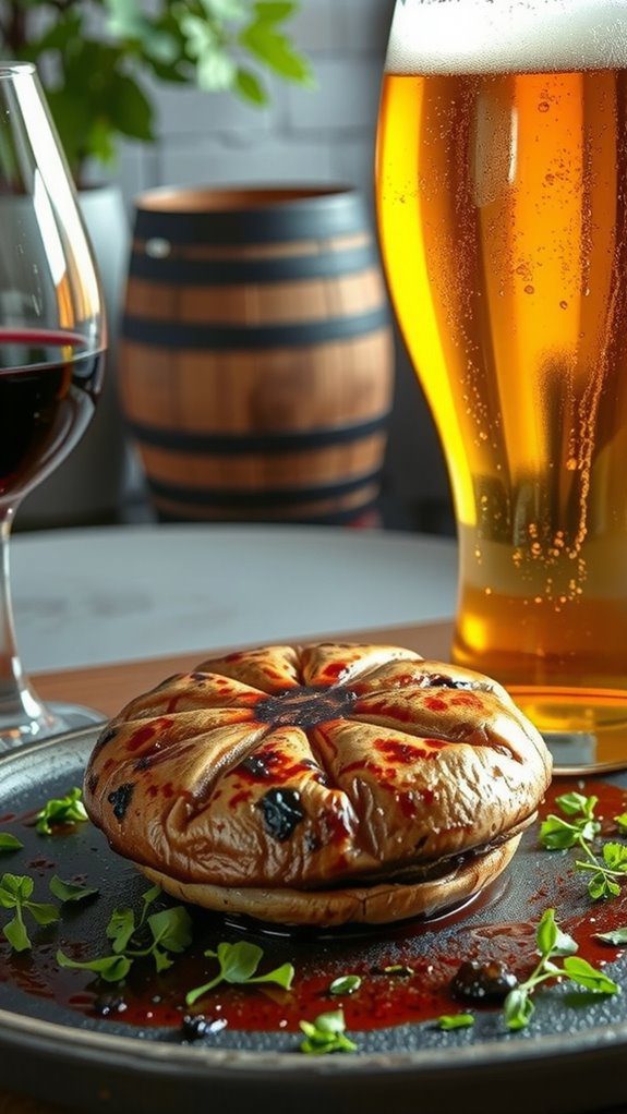 drink pairings for mushrooms
