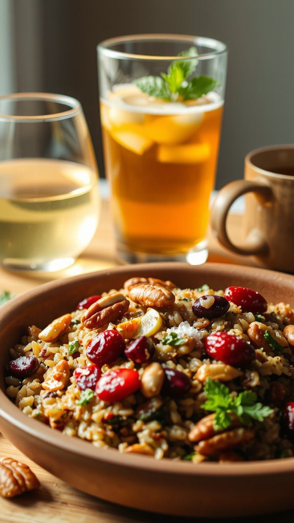 drink pairings for pilaf