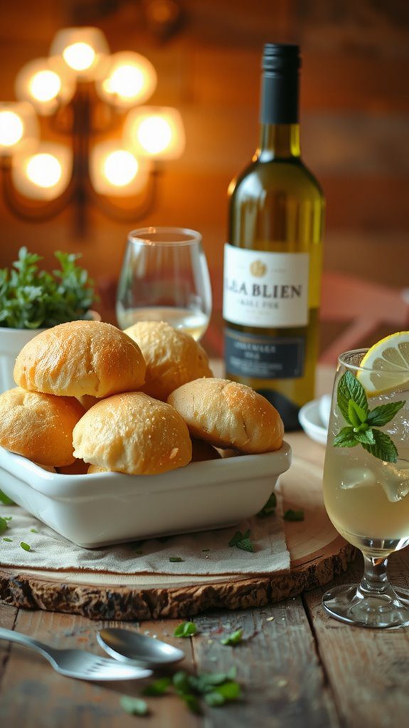 drink pairings for rolls