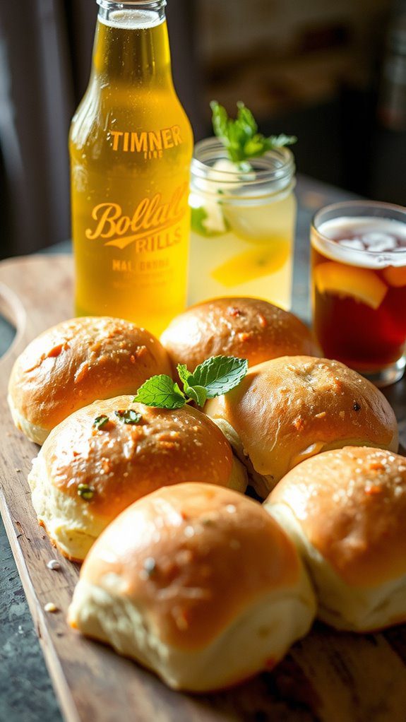 drink pairings for rolls