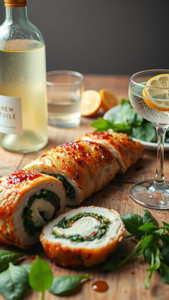 drink pairings for roulade
