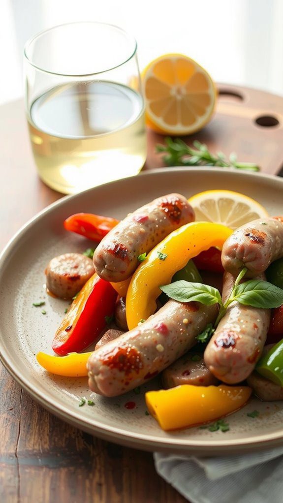 drink pairings for sausage
