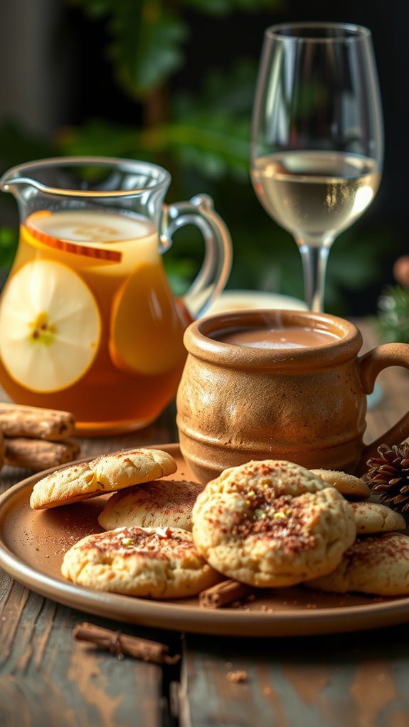 drink pairings for snickerdoodles