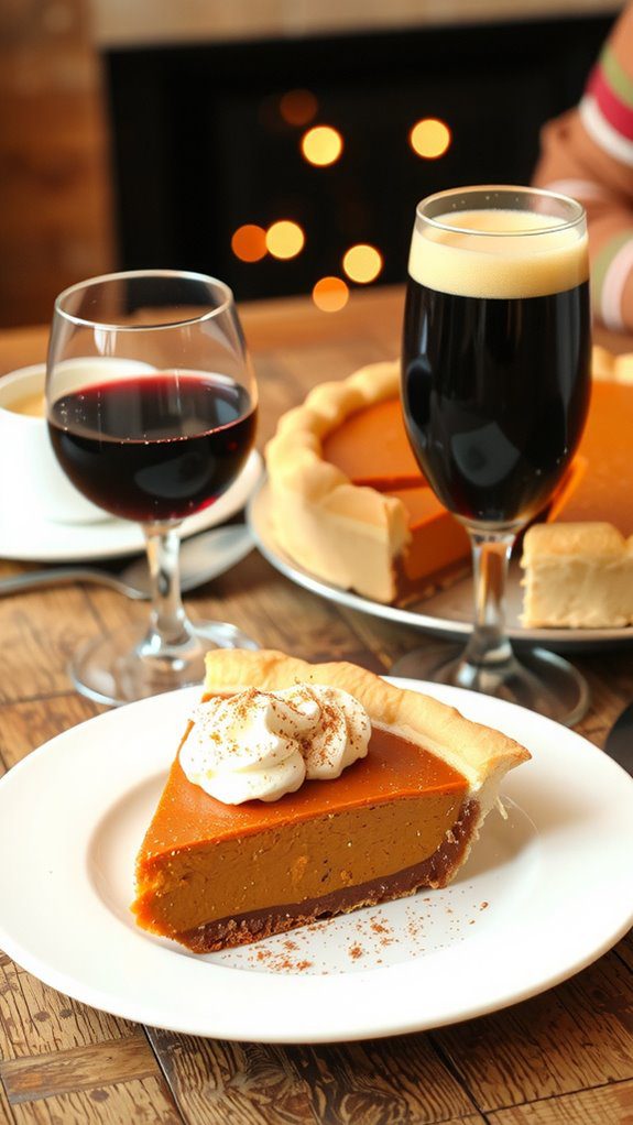 drinks to elevate pumpkin pie