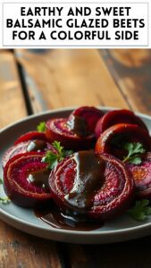 Earthy and Sweet Balsamic Glazed Beets for a Colorful Side