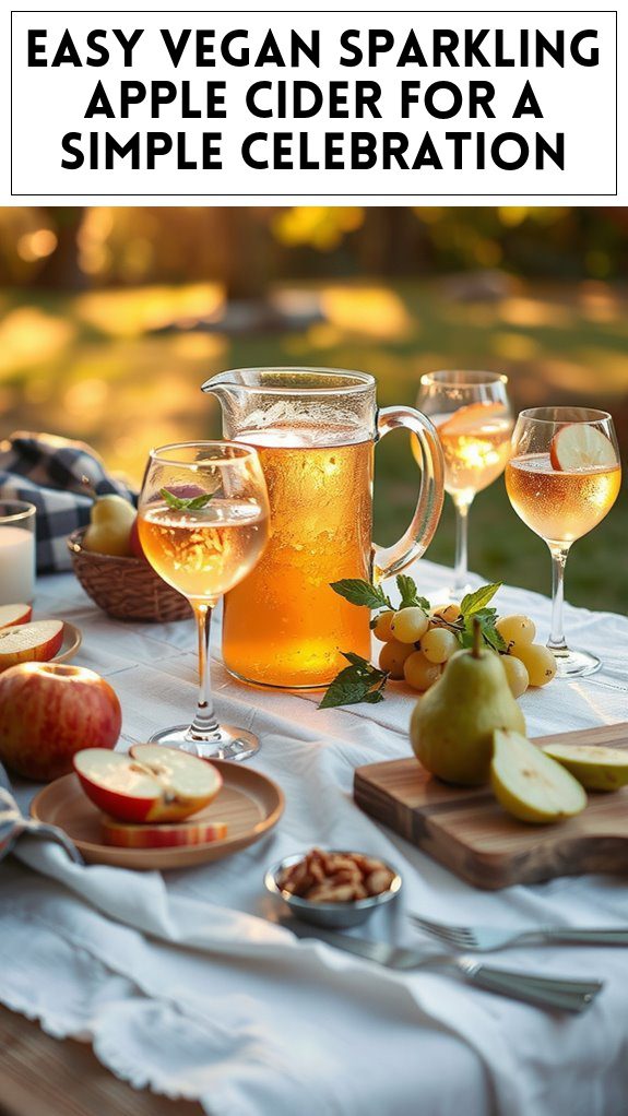 Easy Vegan Sparkling Apple Cider for a Simple Celebration