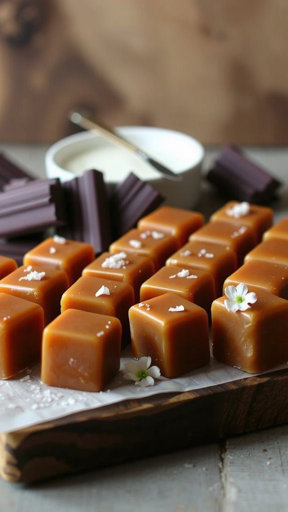 elegant caramel board presentation