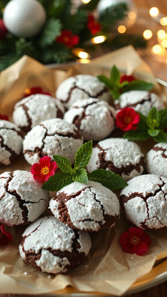 elegant cookie platter presentation