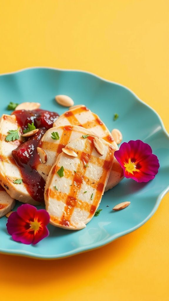 elegant grilled turkey presentation