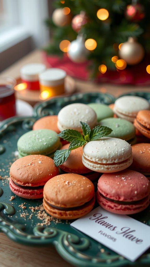elegant macaroon presentation tips