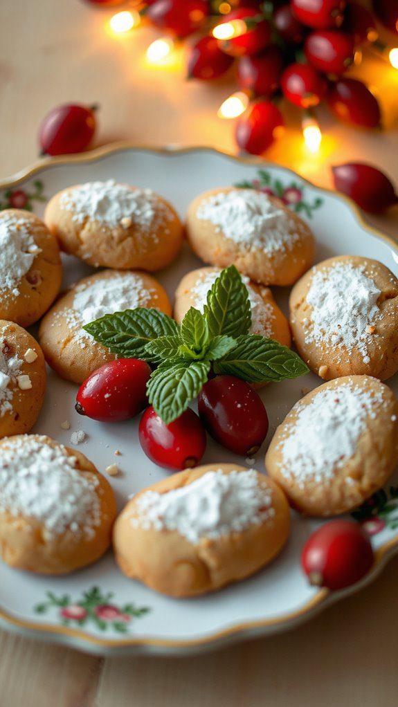 elegant presentation enhances cookies