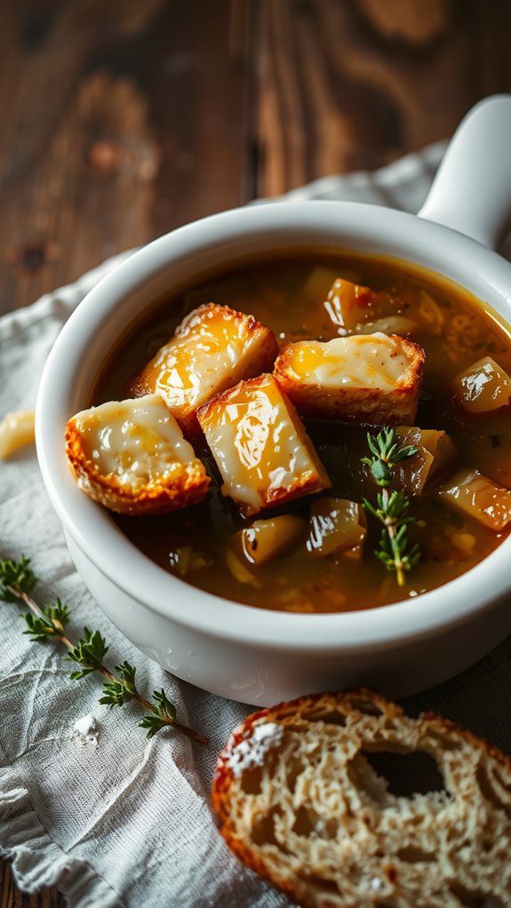 elegant soup presentation tips