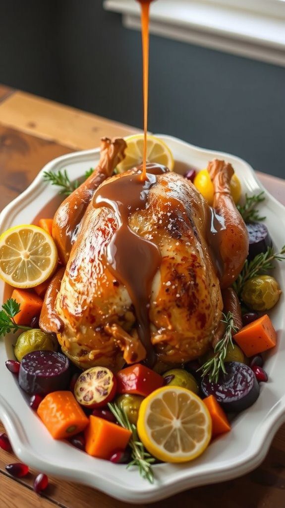 elegant thanksgiving jackfruit presentation