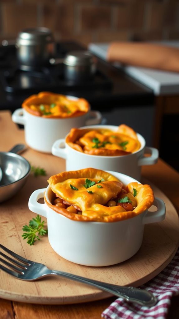 elegant vegetarian meal presentation