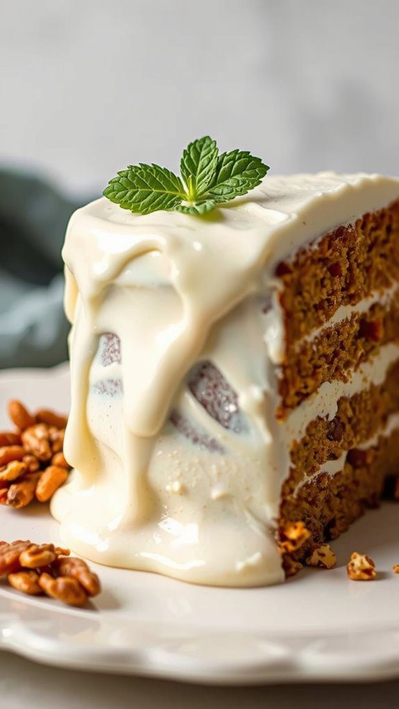elevate carrot cake presentation
