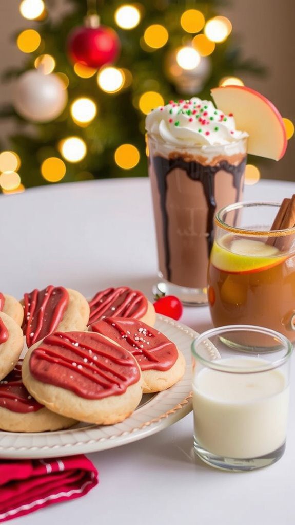 elevate cookies with drinks