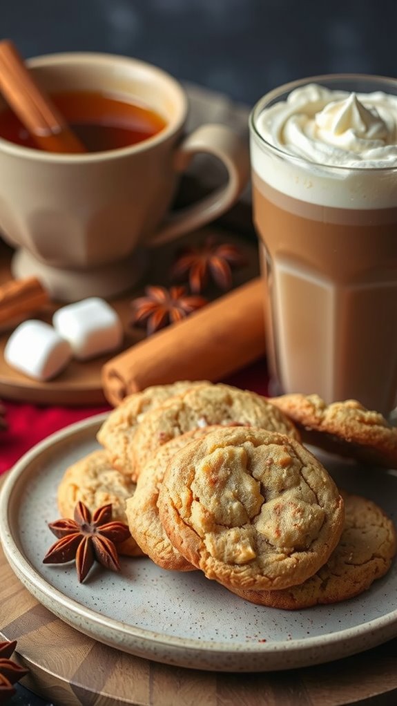 elevate cookies with drinks
