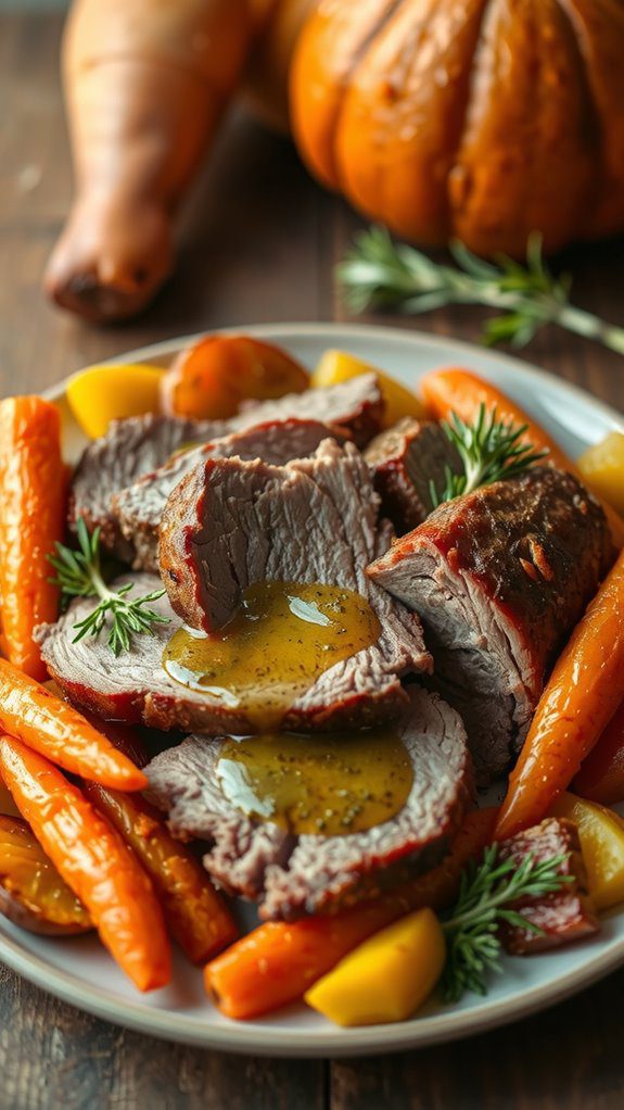 elevate thanksgiving brisket presentation