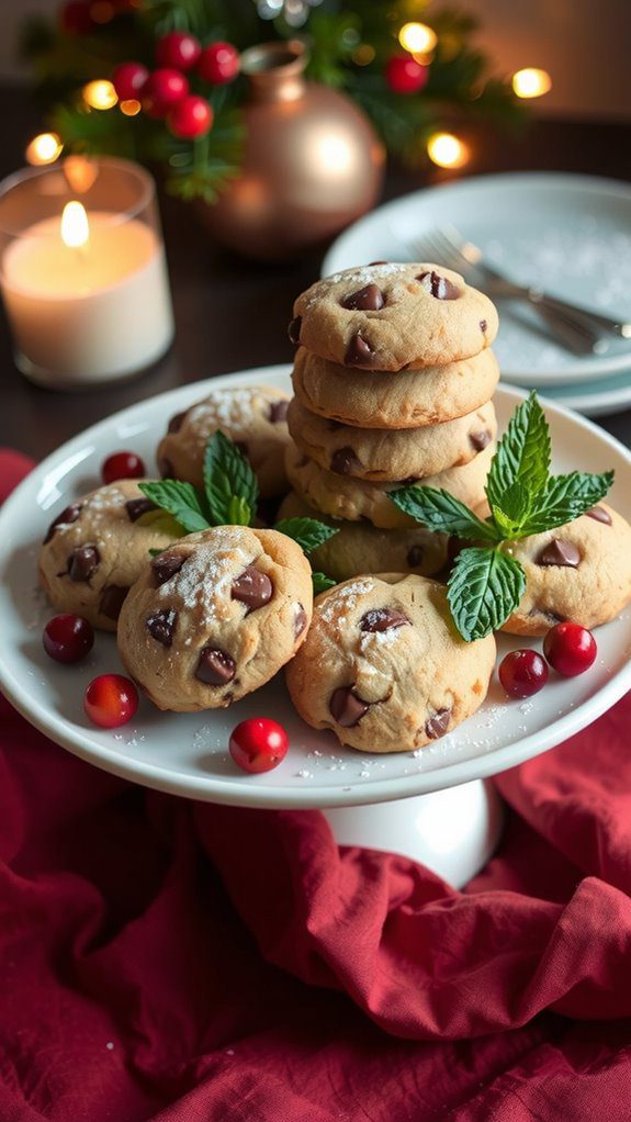 elevated festive cookie presentation
