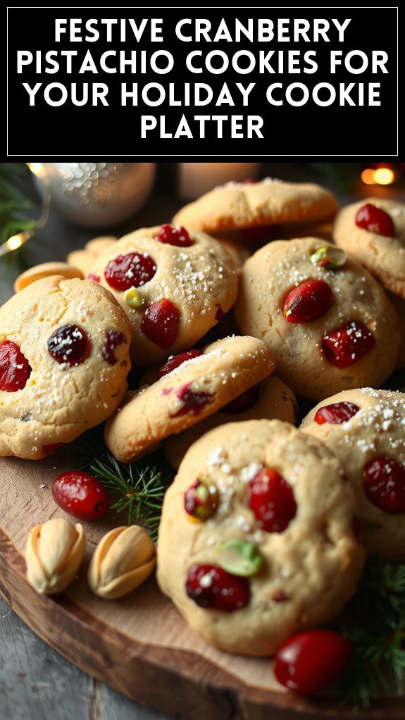 Festive Cranberry Pistachio Cookies for Your Holiday Cookie Platter