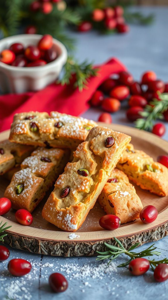 festive biscotti presentation tips