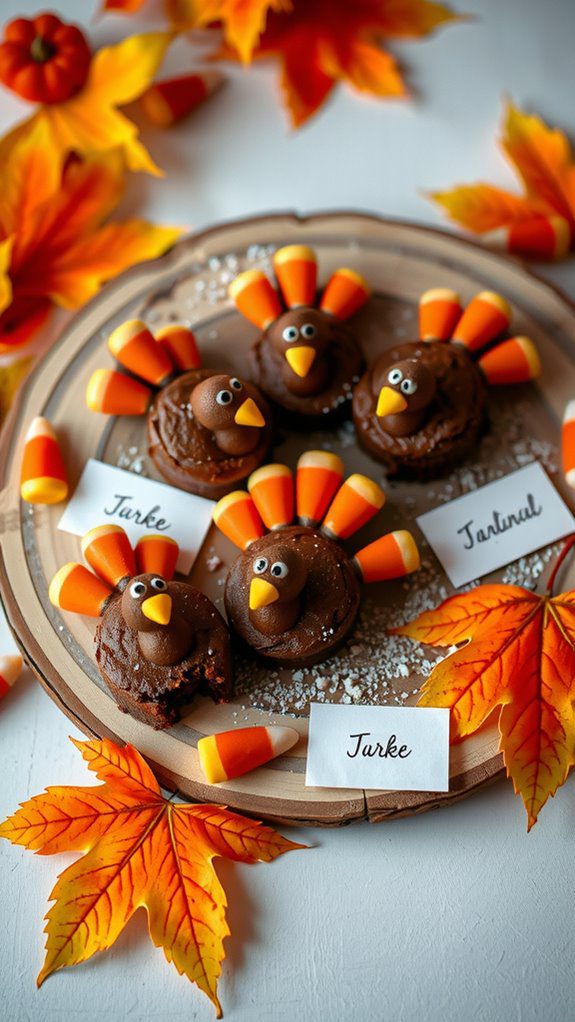 festive brownie presentation ideas