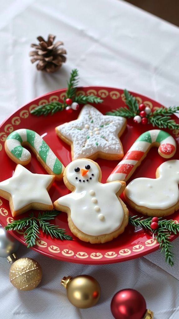 festive cookie plating ideas