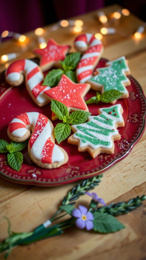 festive cookie plating techniques