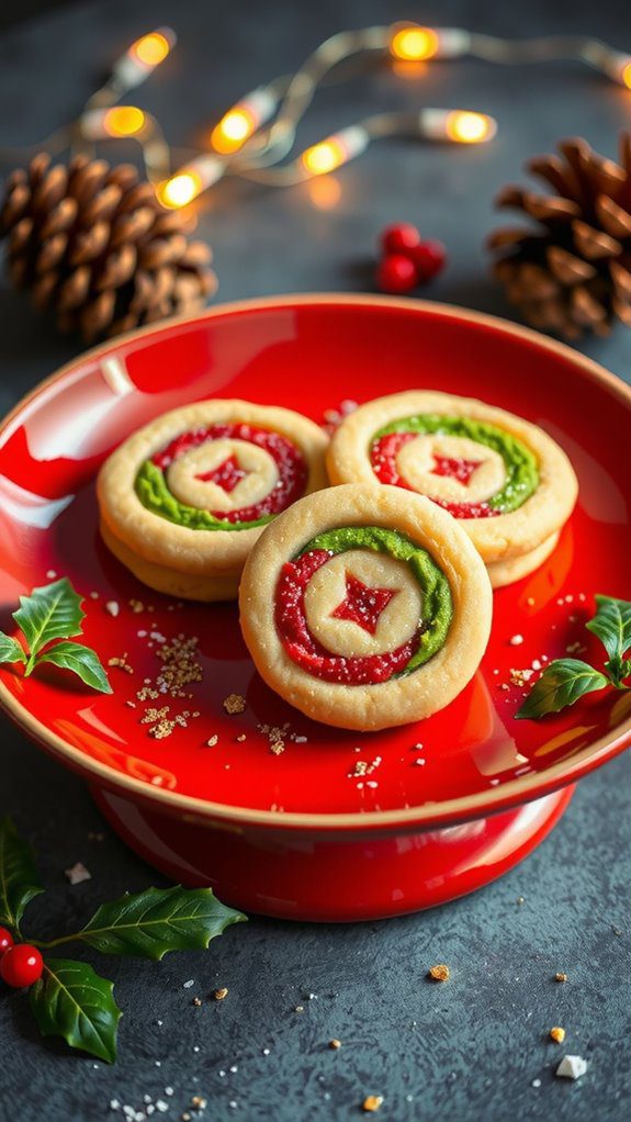 festive cookie platter presentation