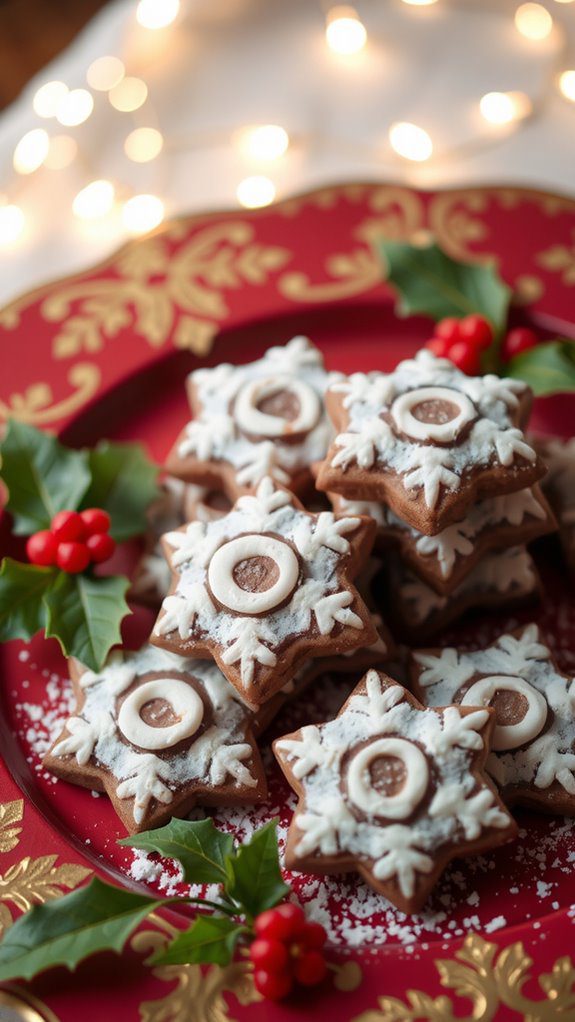 festive cookie platter presentation