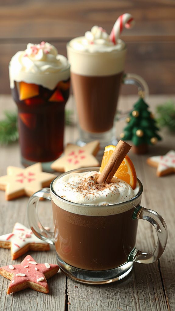 festive drinks for cookies