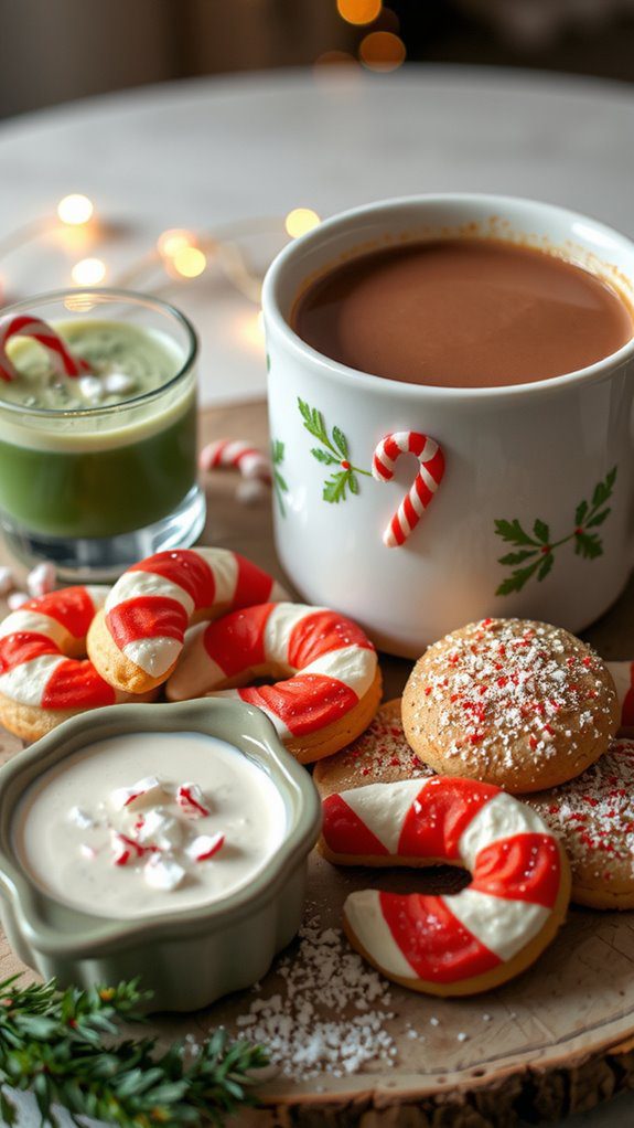 festive drinks for cookies